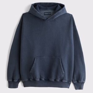 Abercrombie & Fitch Navy Popover Hoodie